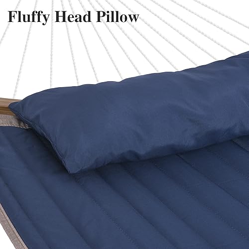 Miniatura 3 de SUNCREAT Hamacas Hamaca independiente para exterior, hamaca de pie resistente para patio trasero, patio, jardín, patente pendiente, azul marino