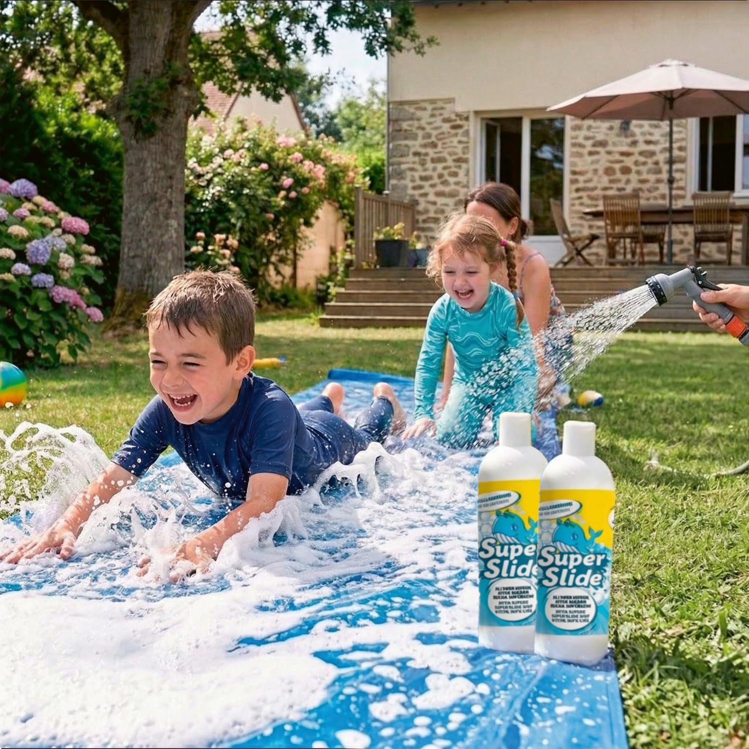 Super Slide Naturseife Extra Rutschig 1L Hypoallergen Wasserrutschmatte