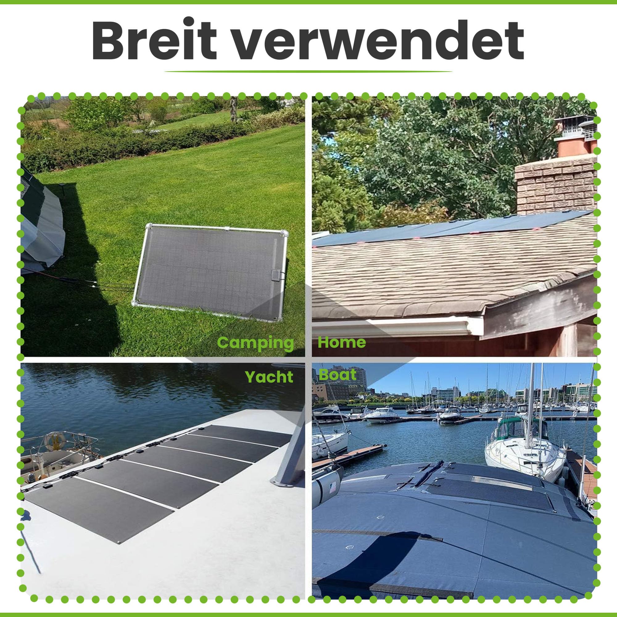 Offgridtec ETFE-AL 60W semi-flexibles18V Solarpanel mit integrierter Aluminiumplatte V2