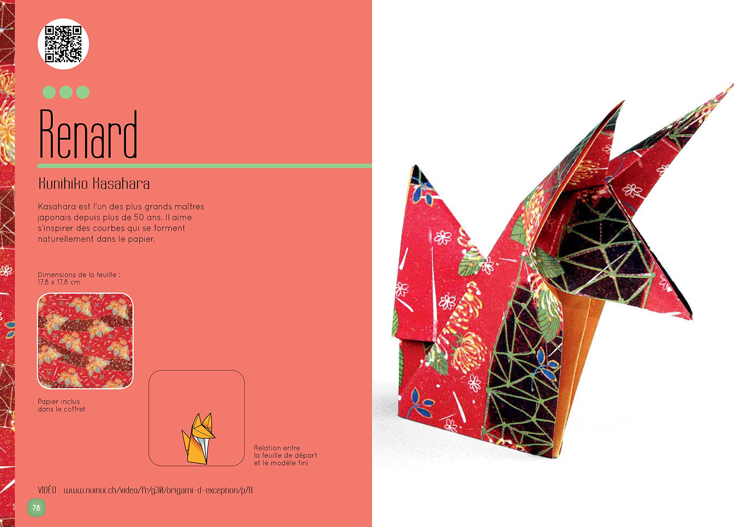 Origami d'exception: Avec 100 feuilles de papier origami