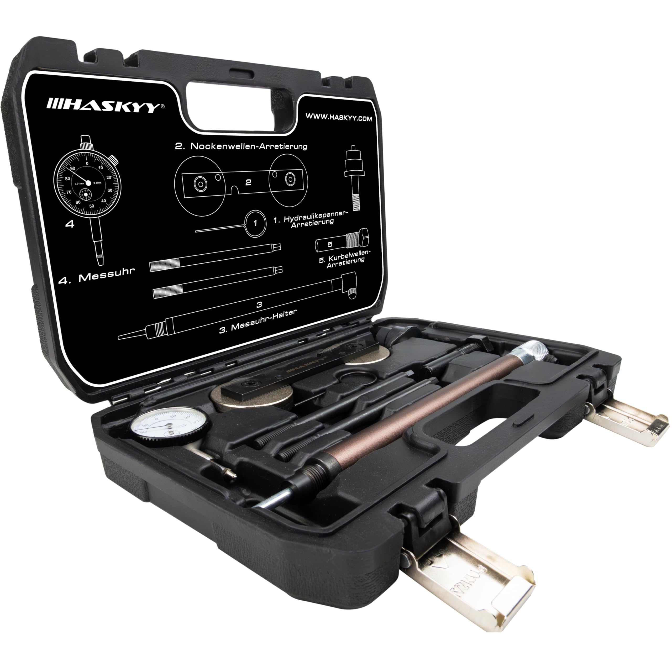 HASKYY Set di strumenti di regolazione del motore, catena di controllo, compatibile con VAG AUDI VW 1.2 1.4 1.6 TSI FSI TFSI