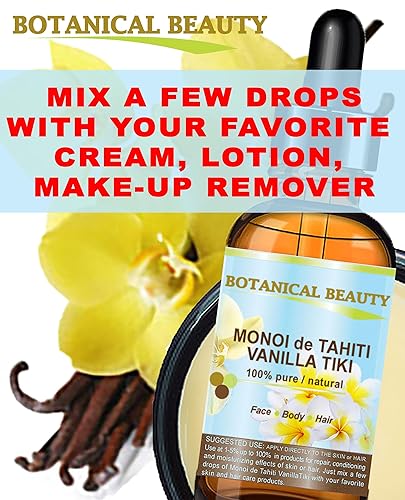 Miniatura 5 de Aceite de Monoi de Tahiti Tiare Tiki 100% Natural100% puro botánicos. 2FL. oz.-60ml. Para la Piel, el pelo y Nail Care.