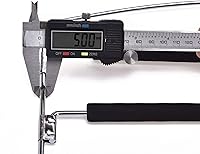 Vista 4 de Perchas de metal de 3 barras múltiples de calidad, realmente resistentes, ahorran espacio, estables con acolchado de espuma antideslizante, gancho