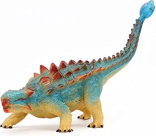 Miniatura 7 de Gemini&Genius Ankylosaurus - Juguete de dinosaurio para niños de 3, 4, 5, 6 y 7 años, escultura realista y textura, dinosaurios, gran regalo de