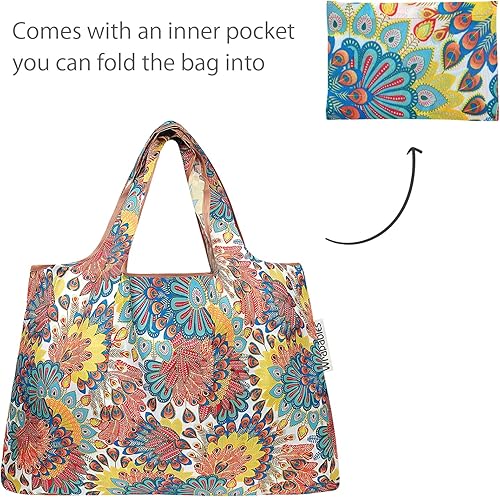 Miniatura 10 de Bowbear Bolsa plegable de nailon reutilizable para compras