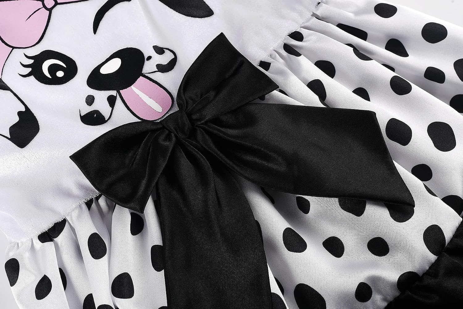 Costume Cane Malvagio Ragazze Costume Da Cattiva Rapitrice Di Dalmata