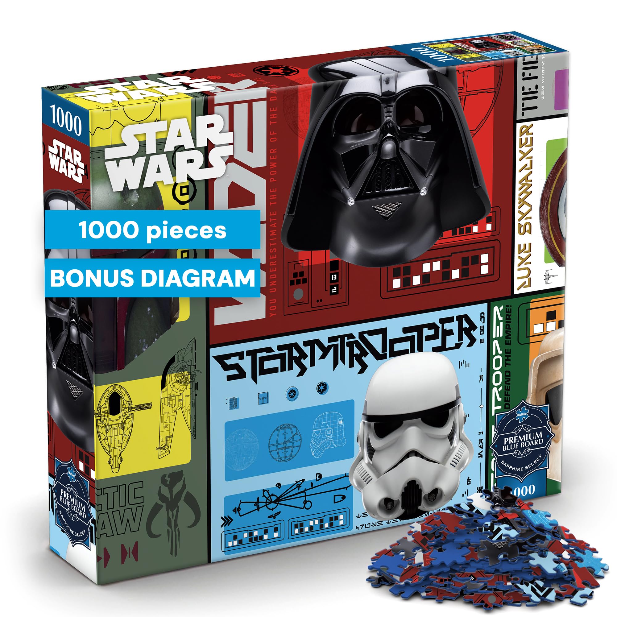 Amazon.co.jp: Buffalo Games - スターウォーズ ヘルメット 1000ピース