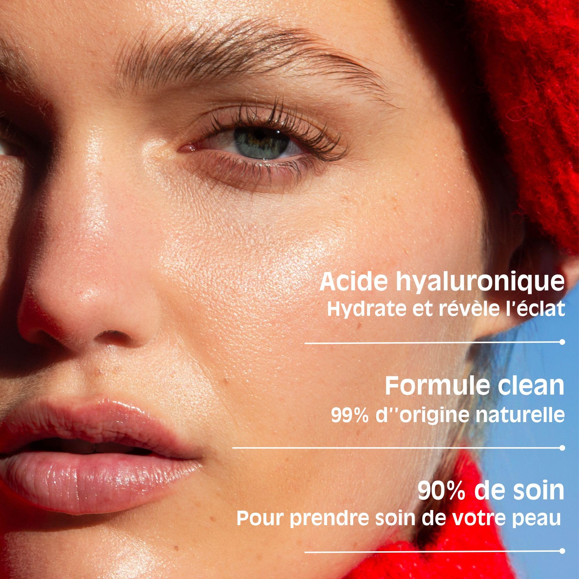 La Crique - Sérum Teinté Soin Hydratant 30 ml - Hydratation Intense & Glow Naturel - Peaux Sèches à Très Sèches - Acide Hyaluronique - 99% Naturel - Vegan - 03 Moyenne
