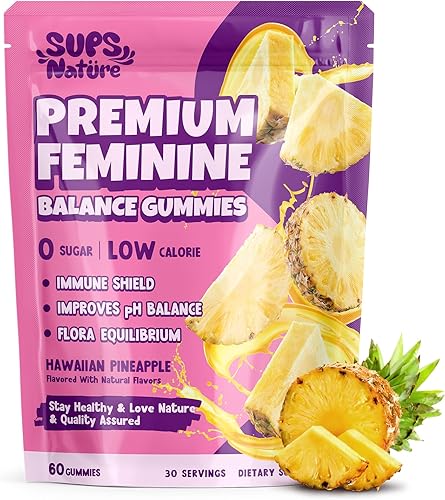 Gomitas de equilibrio de pH femenino prémium para la salud de la mujer