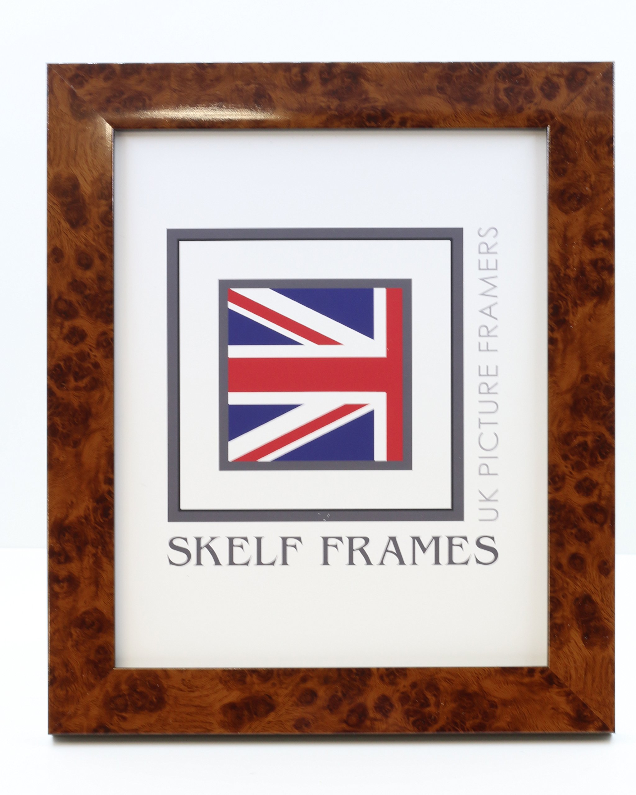 Skelf Frames Walnut A4 Picture Photo Certificate Frame With Glass (Walnut)