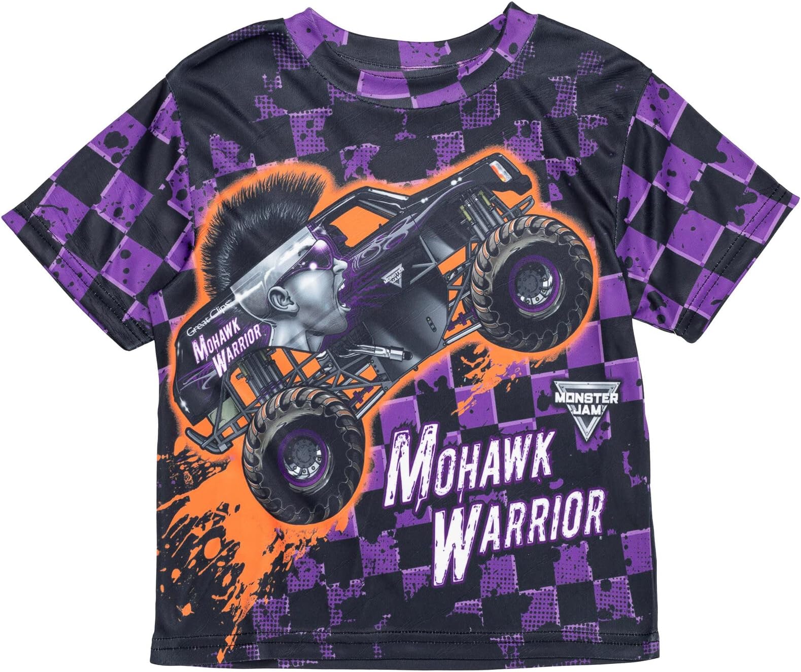 OldstarMonster Jam Grave Digger El Toro Loco Mohawk Warrior Maximum Destruction Monster Truck T-Shirt Toddler to Big Kid