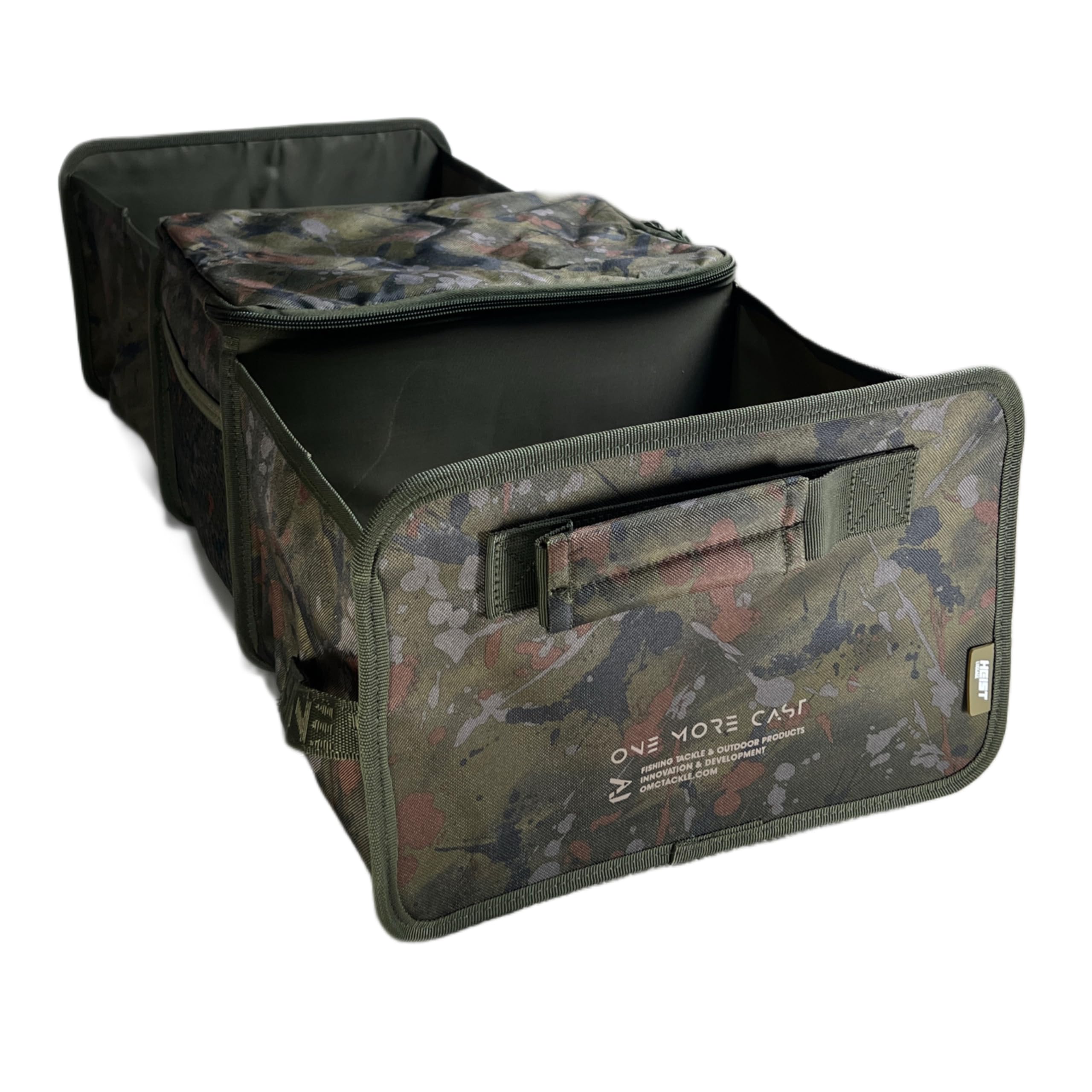One More Cast OMC The Messy Clucker - Splash Camo Foldable Bivvy Organiser