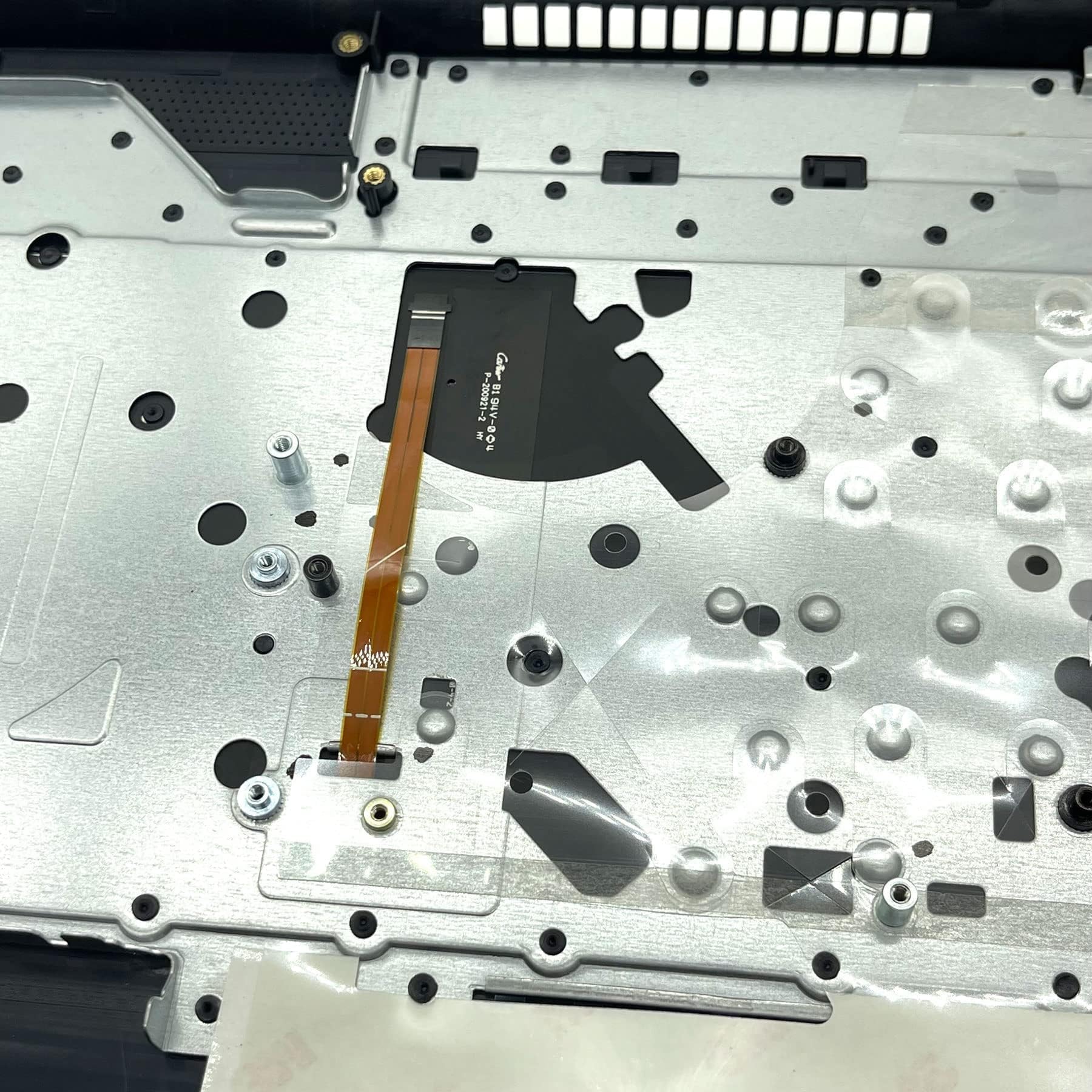 Ersatz-Obergehäuse-Handauflage für HP 17-by 17-ca 17t-by 17z-ca 17z-ca Laptop-Top-Abdeckung US-Layout Hintergrundbeleuchtung Tastatur Assembly 73H0 Touchpad L22749-001,6070B1308103 Grau