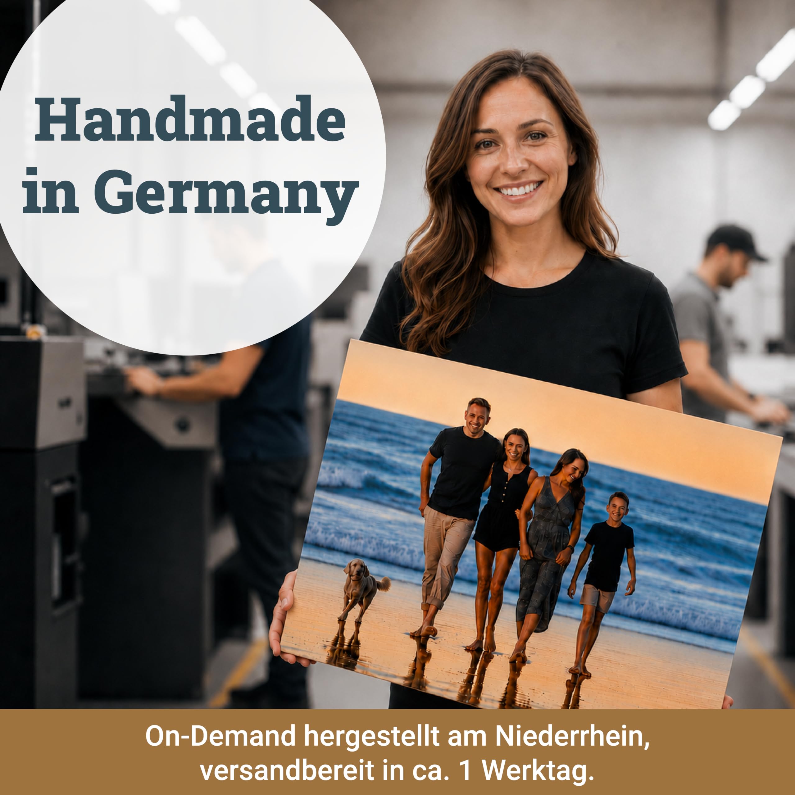 WANDURLAUB - Acrylglas Bild personalisiert 60x50 cm – ohne Rahmen | Eigenes Foto auf Acrylglas – ohne Rahmen und ohne Montagematerial, geeignet für DIY-Rahmen, Deko oder Werbebeschilderung