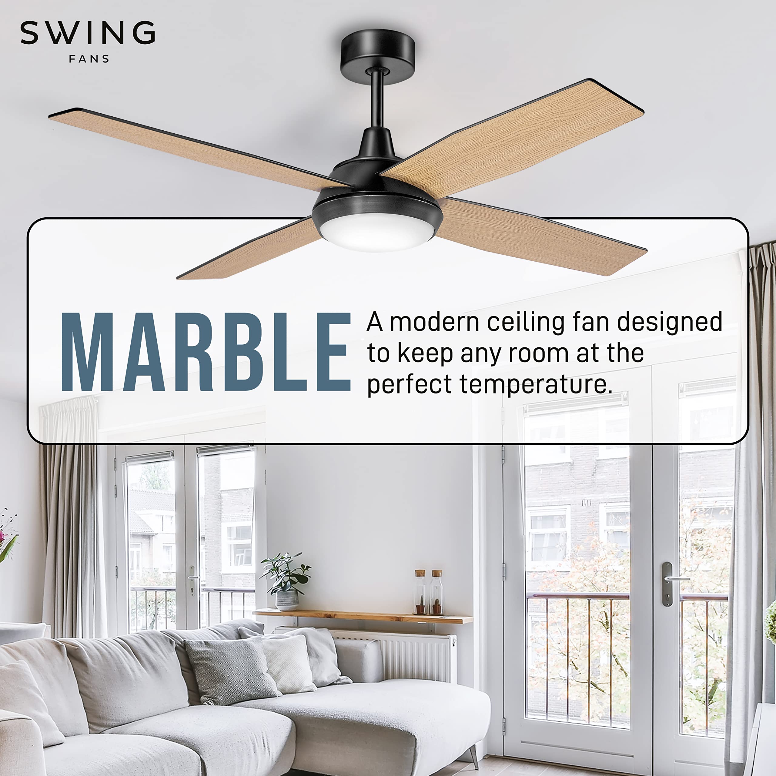 Marble Ceiling Fans With Blades