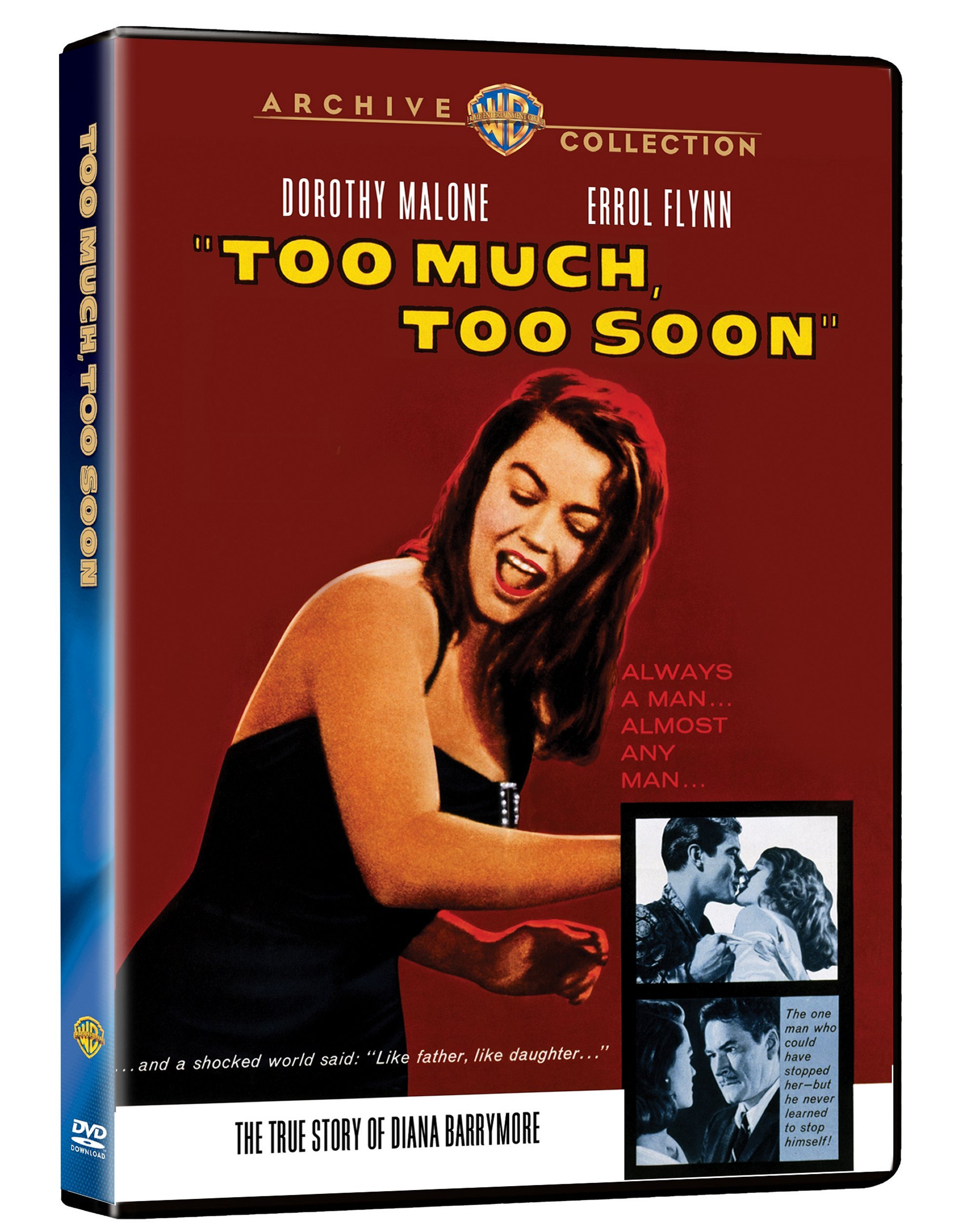 Too Much, Too Soon DVD importación del Reino Unido película dramática clásica en versión original