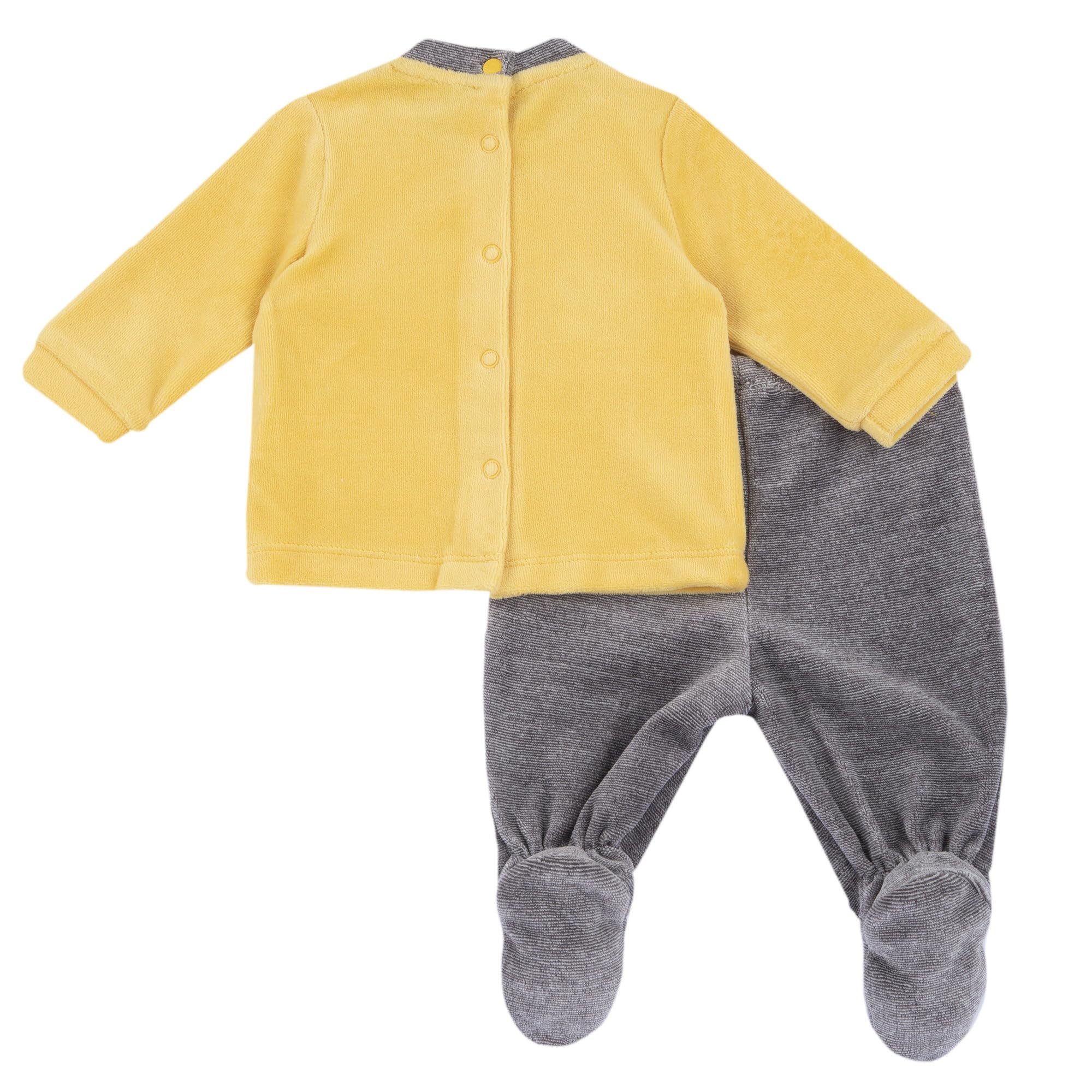 Chicco, Coprifasce e Ghettine, Completino Neonato con Comoda Apertura con Bottoncini, in Calda e Morbida Ciniglia Lavabile in Lavatrice, Abbigliamento Neonato 0-24 Mesi, Idee Regalo Neonato