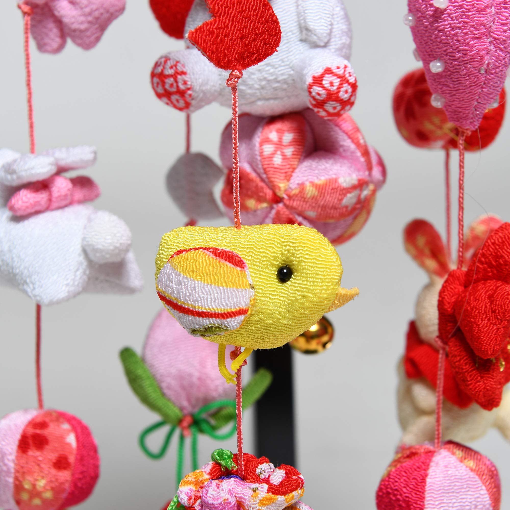 【 うさぎ雛の吊るし飾り(壁掛け) 】ちりめん細工 さげもん 吊るし雛 うさぎ雛の吊るし飾り(壁掛け) 】ちりめん細工 さげもん 吊るし雛 楽天