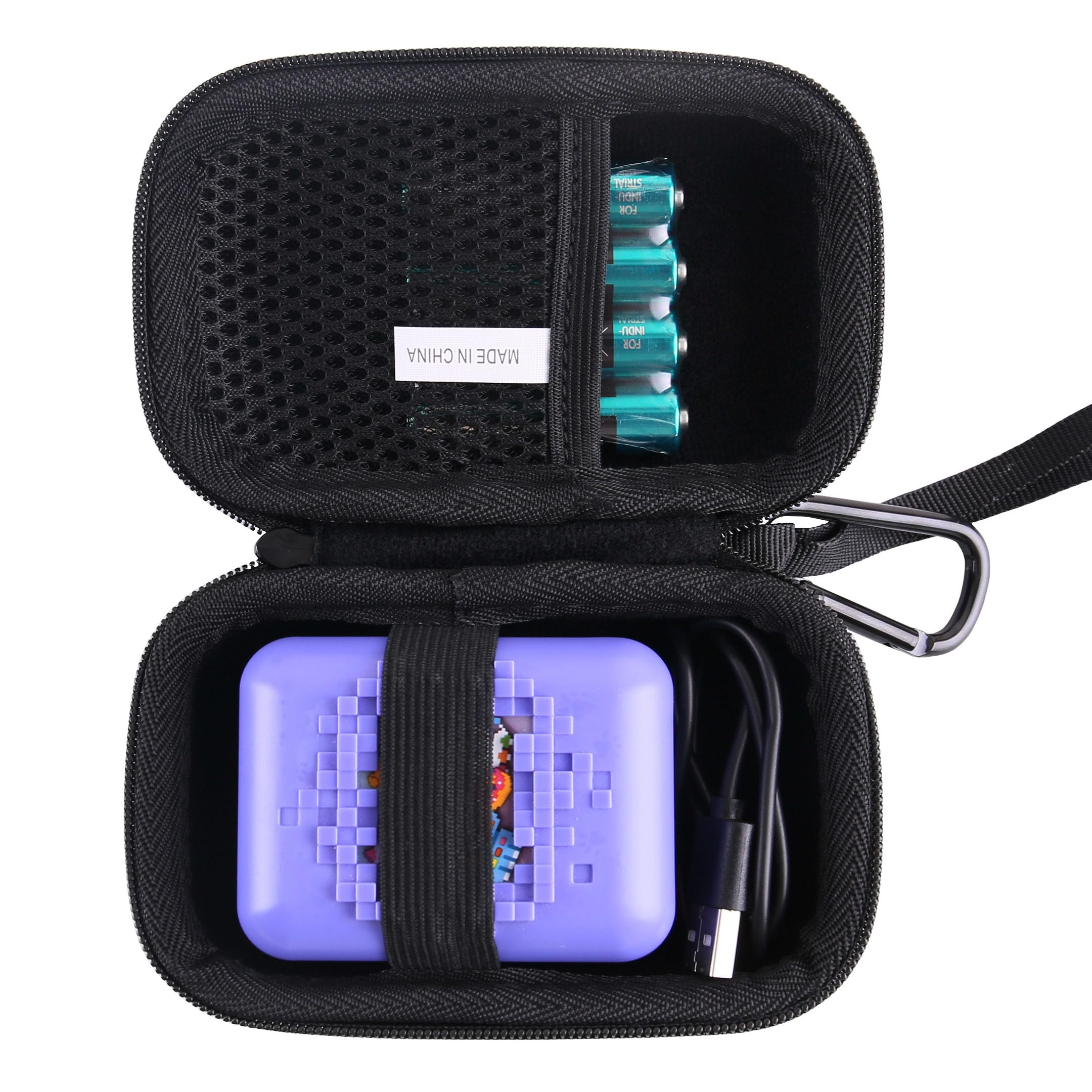 WAIYUCN Hard Carrying Case for Disney/Bitzee Magicals/Bitzee Interactive Toy Digital Pet, Protective Storage Holder for Electronic Gadgets Toys for Kids (Case Only) (Black)