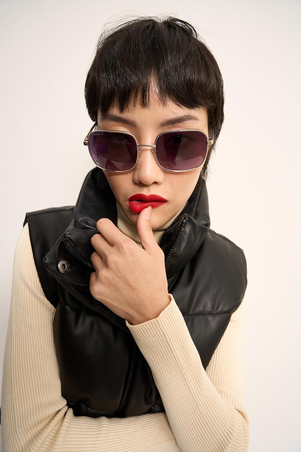 Blackburn Italian-Crafted, Square Retro Sunglasses for Men Women, Trendy Sun Glasses Classic Shades UV400 Protection