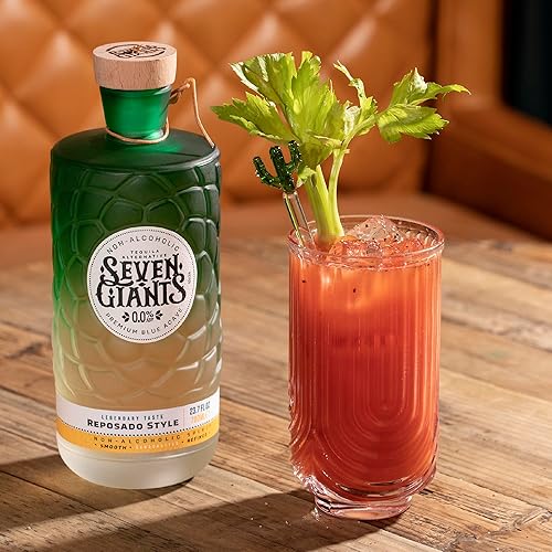 Miniatura 5 de Paquete de Seven Giants estilo Reposado y alternativa de tequila estilo blanco  Licores sin alcohol  Tequila sin alcohol prémium de Spirits of
