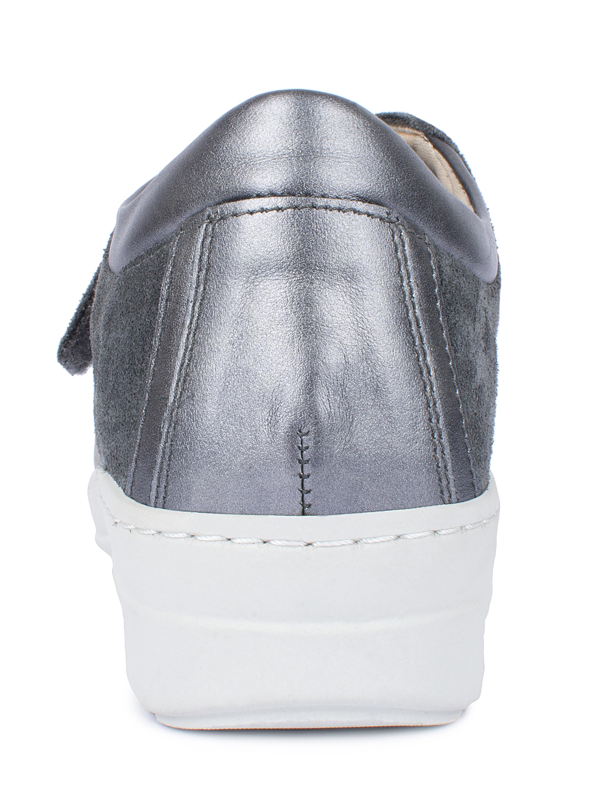 Jürgen Hirsch Zapatillas de piel para mujer Comfort 05, cierre de , plantilla extraíble DryGo