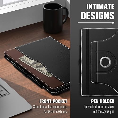 Miniatura 7 de MoKo Funda compatible con Tienda Kindle Fire HD 10 y 10 Plus (1311 generación, versión 20232021) de 10.1 pulgadas, funda ligera de poliuretano