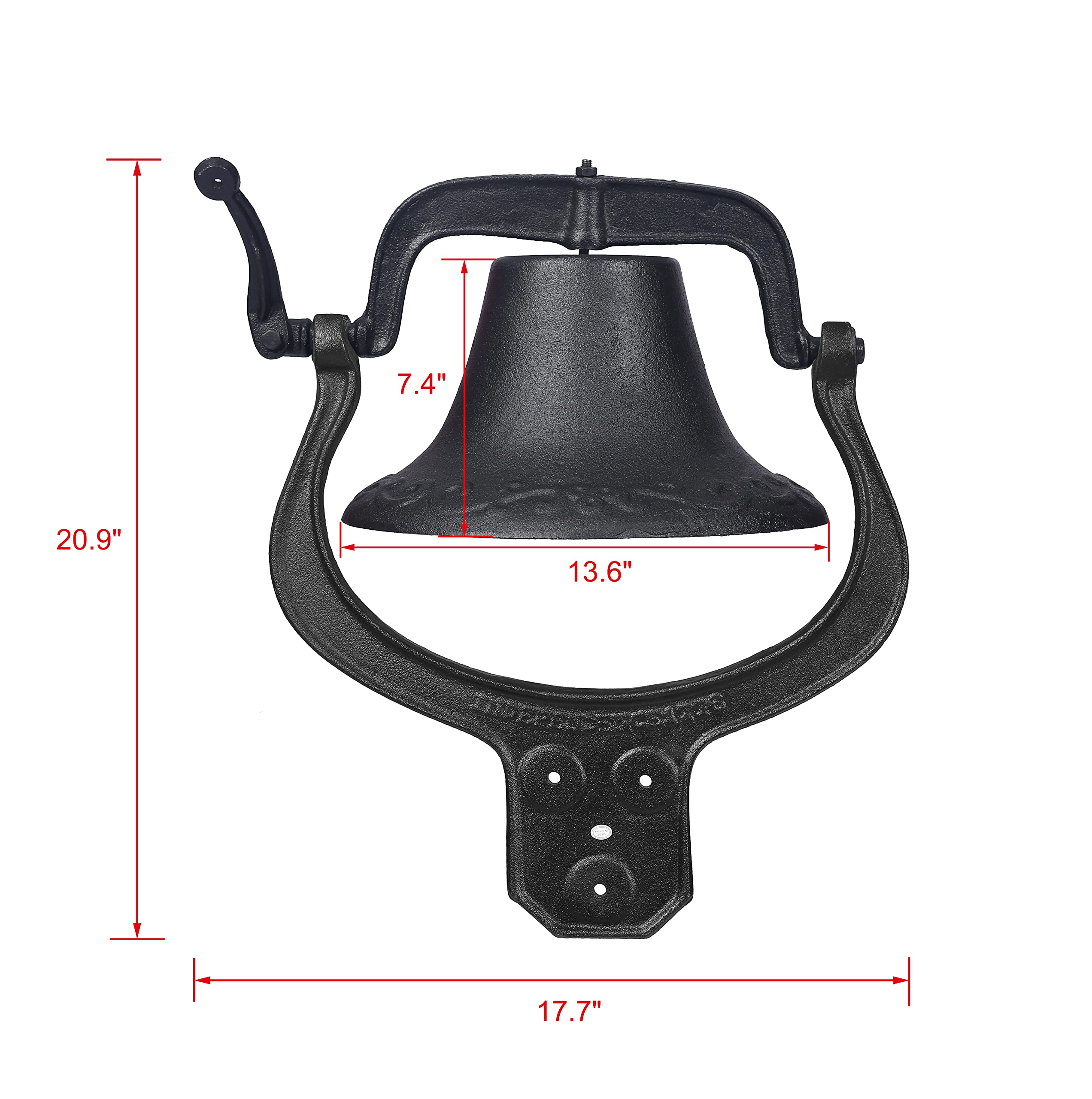 Amazon.com: HomVent 13.6'' Cast Iron Farmhouse Dinner Bell