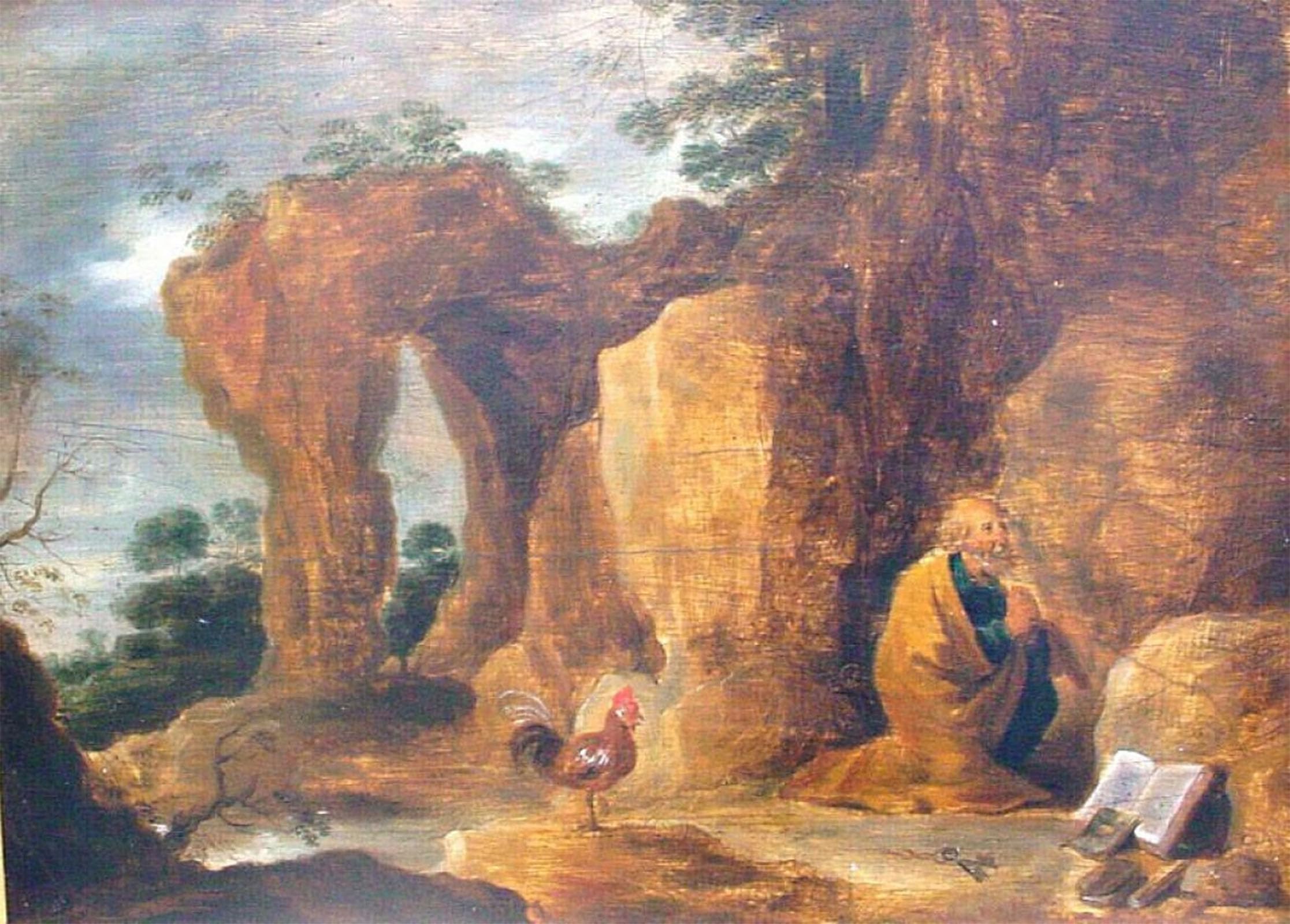 POSTERIIk Famous Print Pop Art Wall Art Graffiti Saint Peter by David Teniers the Younger Art Prints for Home Decor 60x90cm