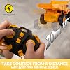 JOYIN Remote Controlled Truck Dump Truck 2.4 GHz RC Dump Truck Tractor Digger Toy with Light and Sound Construction Vehicles Toy Car from 3 4 5 6 7 8 Years Boys Christmas and Birthdays Gift