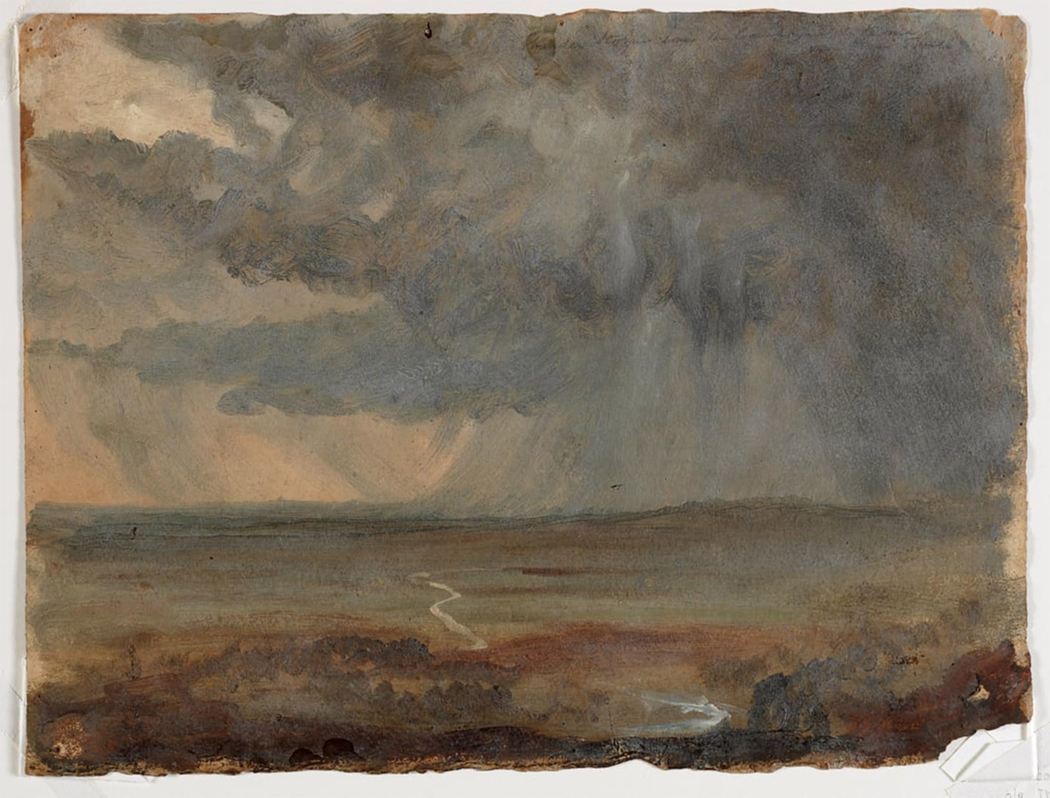ARTXLXXBN Famous Prints Artwork Pictures Poster Painting Art Stormy Landscape by Thomas Cole Artwork Landscape Pictures for Home Decor 60x90cm
