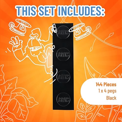 Miniatura 3 de Strictly Briks - Classic Briks - Kit de iniciación de construcción 100 % compatible con todas las principales marcas de bloques