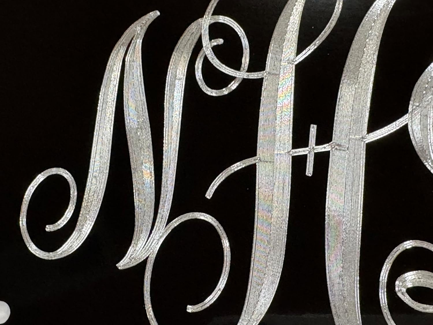 Engraved License Plate Vanity Tag Custom Personalized with Your Monogram