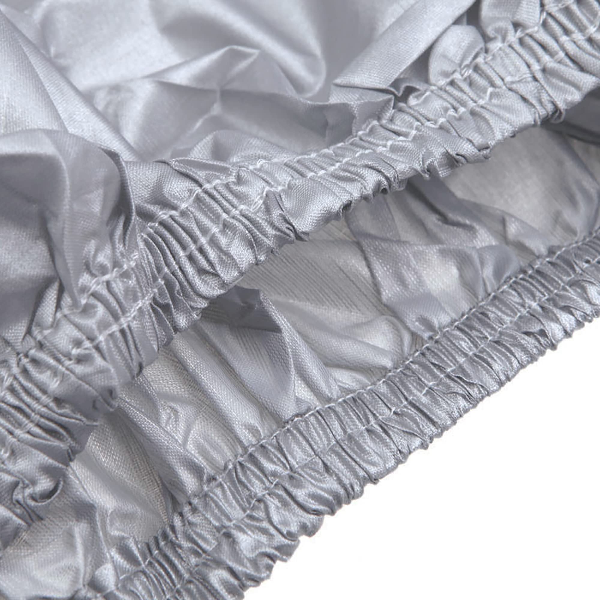 sourcingmap XL Car Cover Sun UV Rain Resistant Protection 5.25M x 1.9M x 1.55M, Silver Tone, 32 x 23 x 6 cm - Image 3