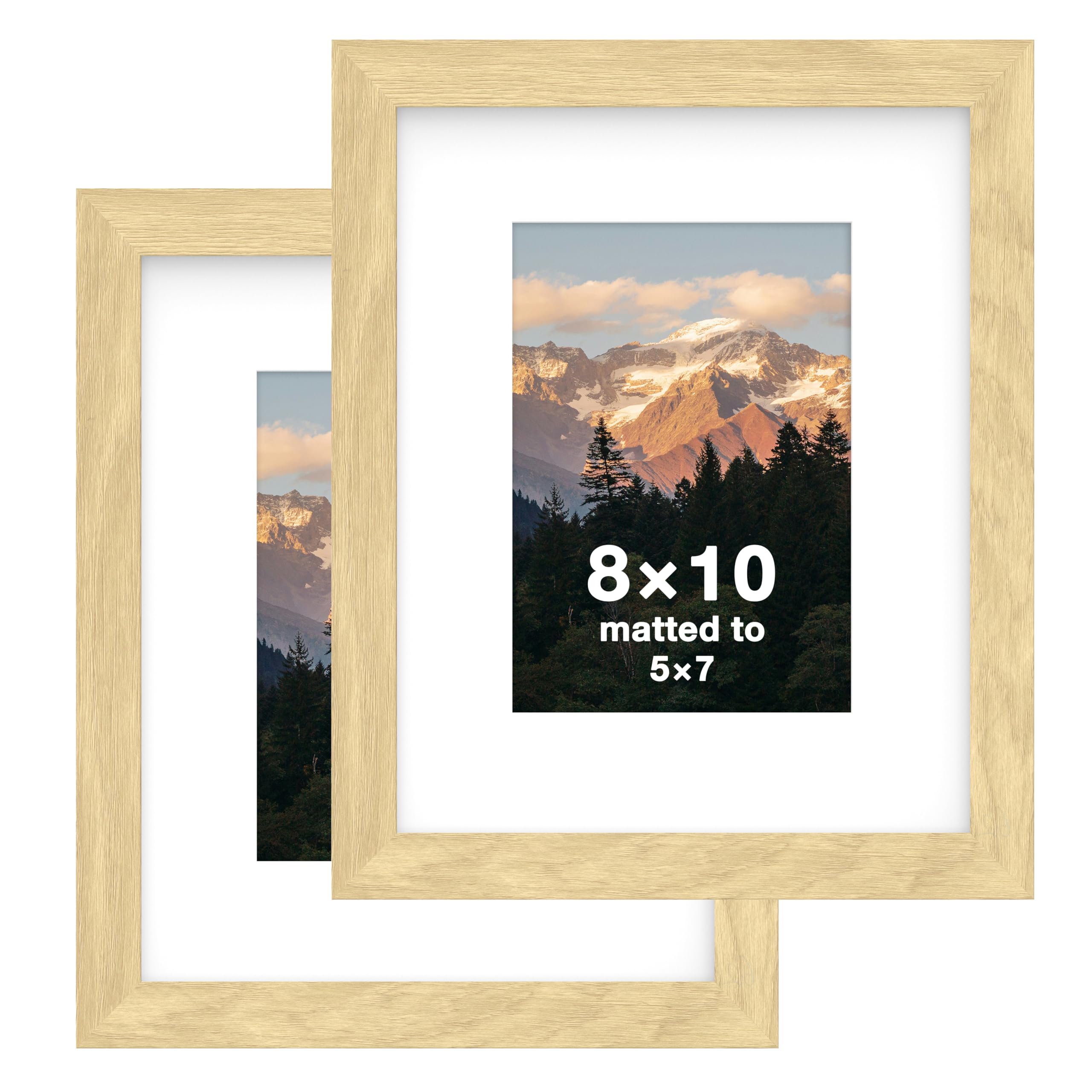 FrameWorks 2-Pack Natural Oak