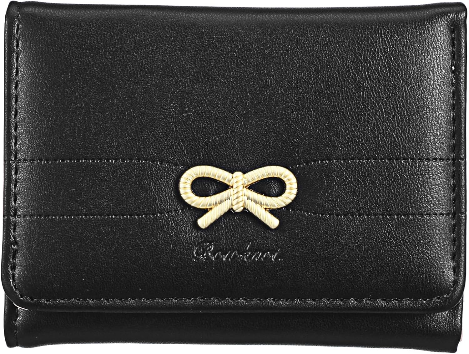 Amazon.com: FNANJWQ Small Black Wallet for Women Bow Wallets - Fashion ...