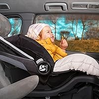 Vista 8 de Baby Trend Cochecito doble para bebés y niños pequeños y 2 asientos de automóvil, juego de 3 piezas, color caqui, cochecito portátil y ligero
