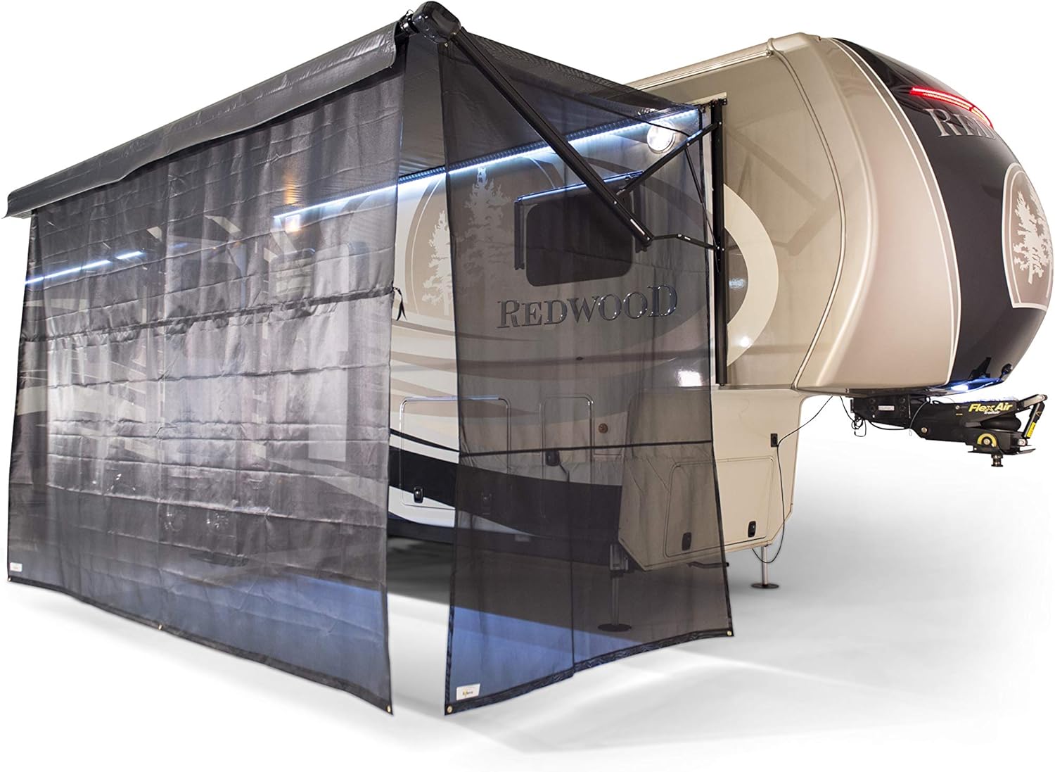 Solera Super Shade Side Panel for 5th Wheel, Travel Trailer and Motorhome RV Awnings, 8'