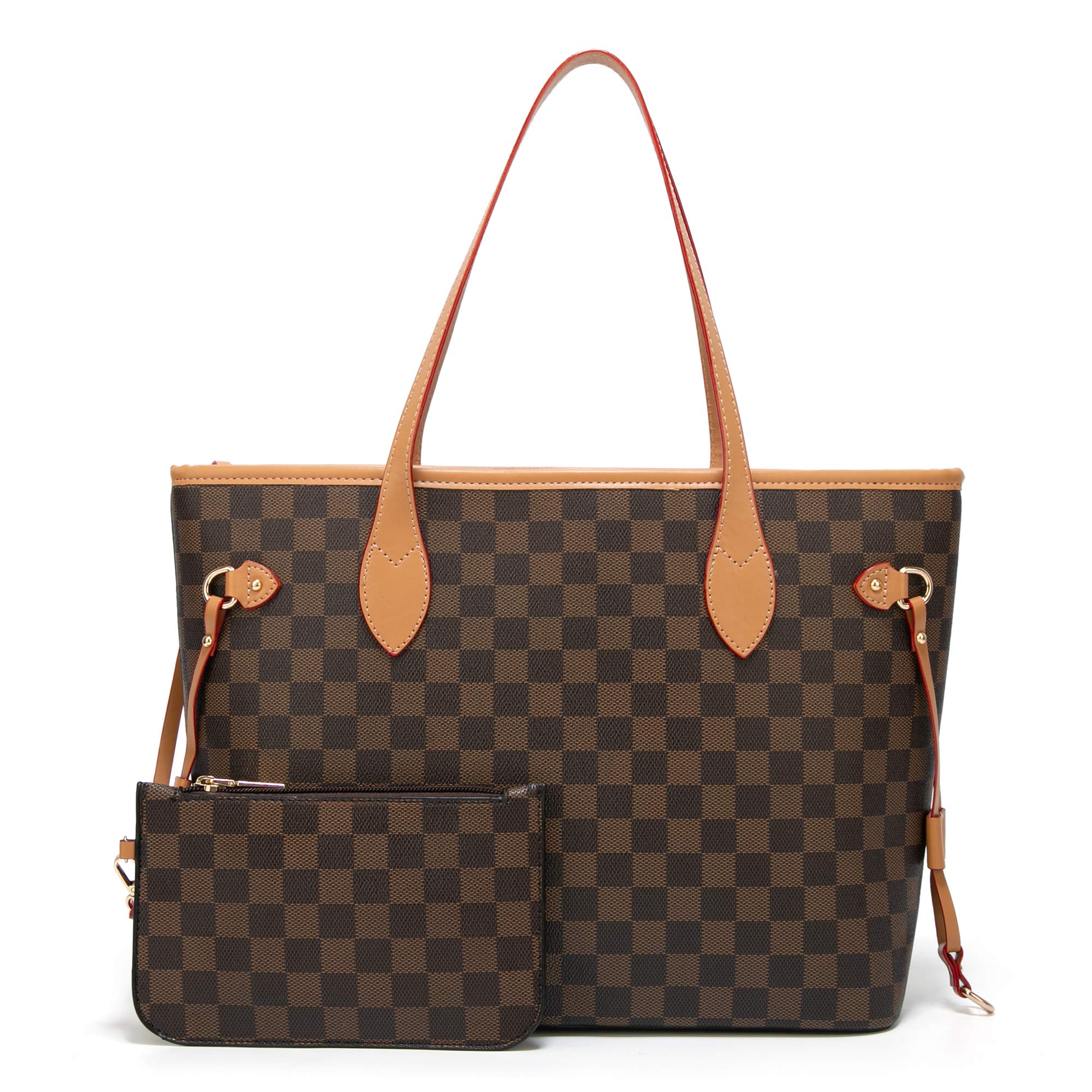 soft leather tote with zipper