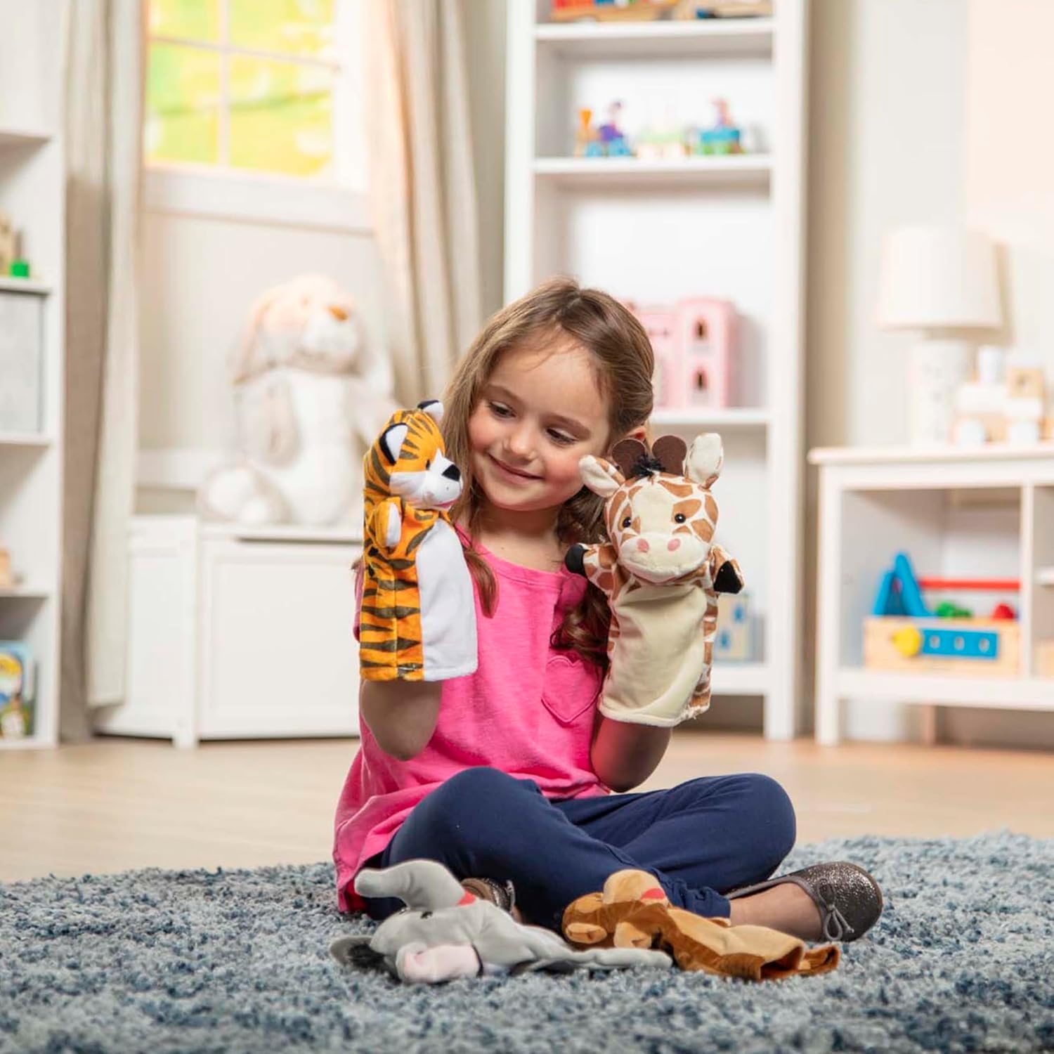 Melissa & Doug Zoo Friends Hand Puppets (FFP)