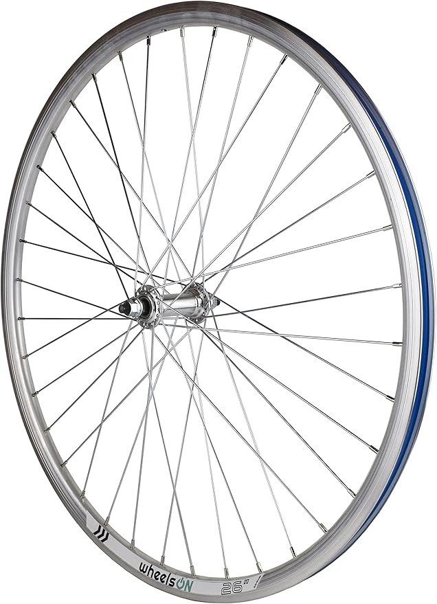 wheelsON 26 inch Front Wheel Mountain Bike RimBrake 36H Silver