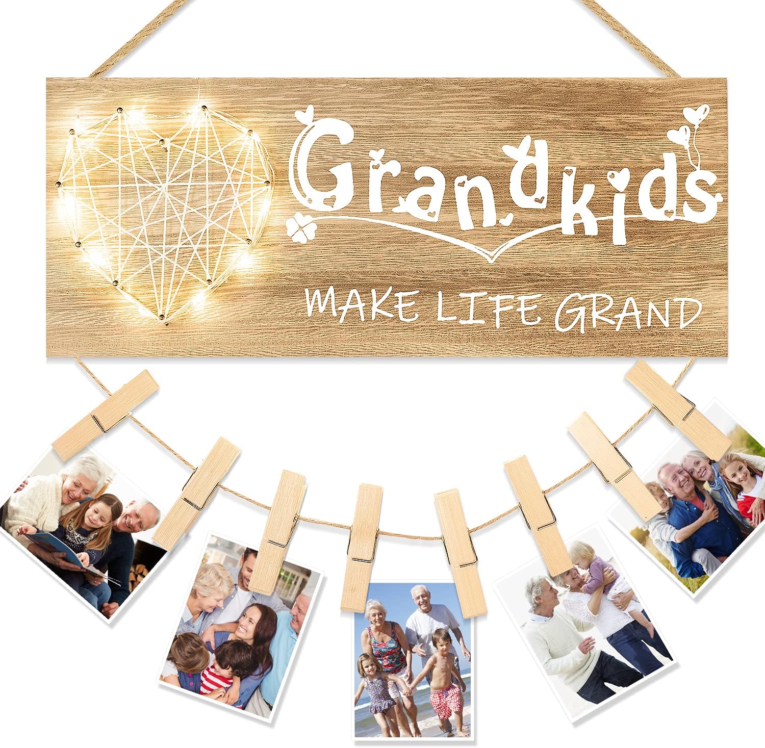 Vetbuosa Grandma Gifts, Gifts for Grandma from Grandkids Photo Frame,Grandma Birthday Gifts