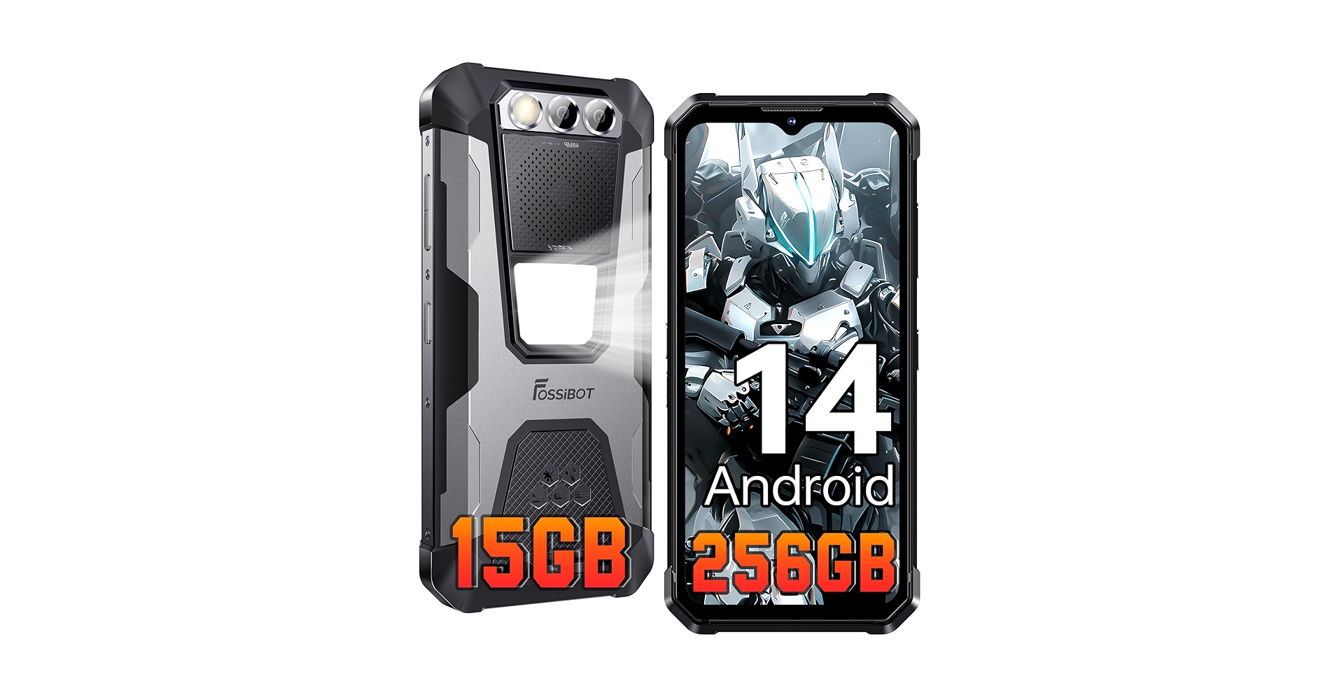 Android14 FOSSiBOT F106 Pro SIMフリー スマホ本体 Amazon.com: FOSSIBOT F106 Pro Rugged Smartphone Unlocked, 15