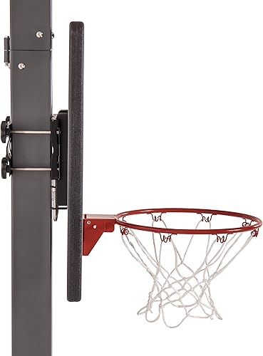 Miniatura 19 de Silverback Aro de baloncesto Junior Youth de 33 pulgadas con tecnología de montaje Lock 'n Rock para postes redondos y verticales, negro (B8410W)