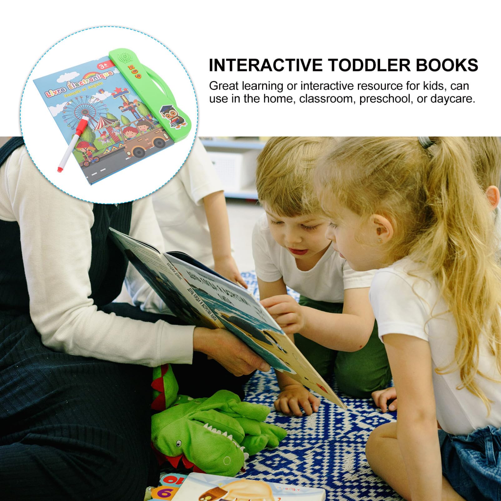 Libro Electrónico Sonido Francés E Inglés para Niños