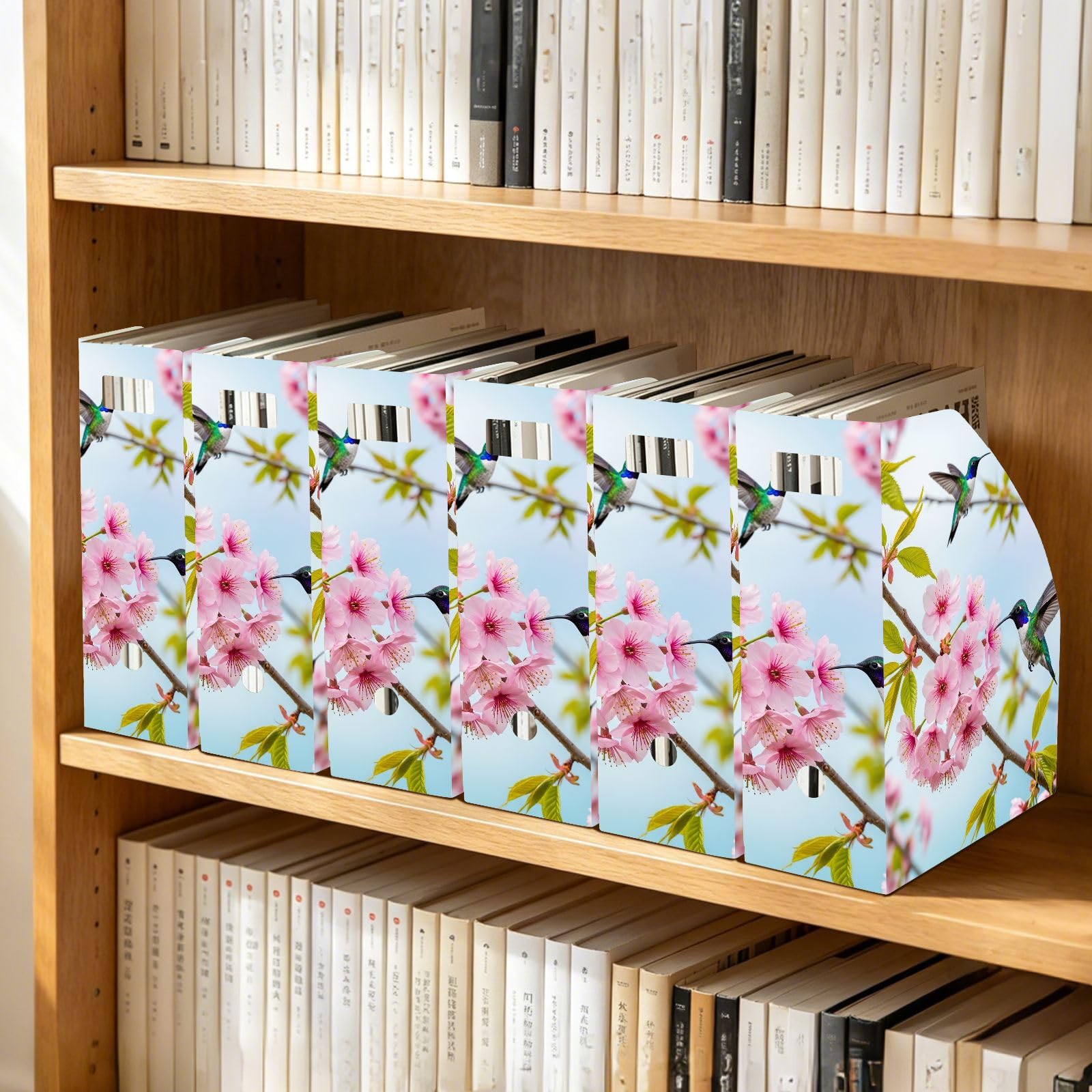 Aesthetic Floral Pink File Folder Organizer, abwischbar