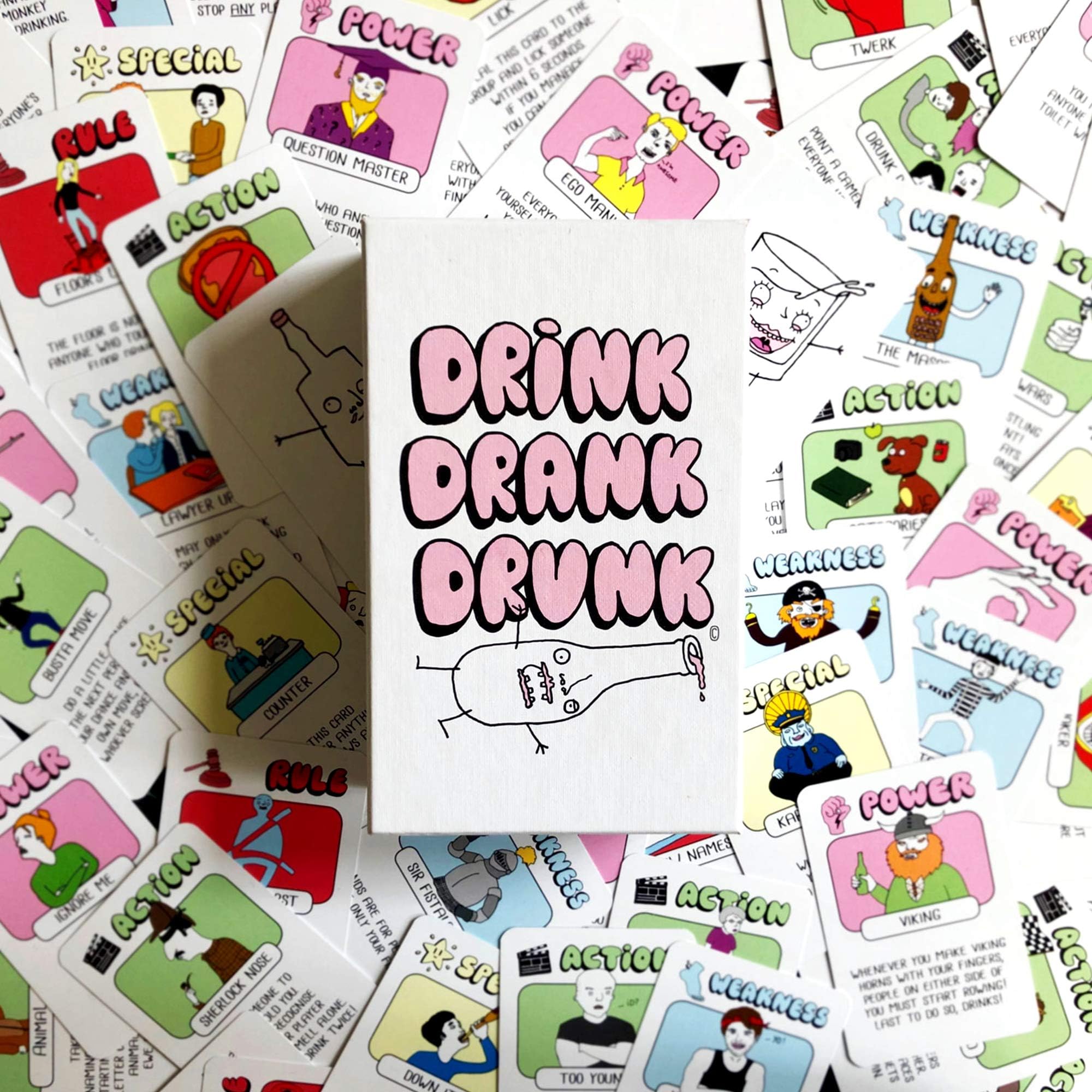 Drink Drank Drunk The Game - Party Game / Drinking Game