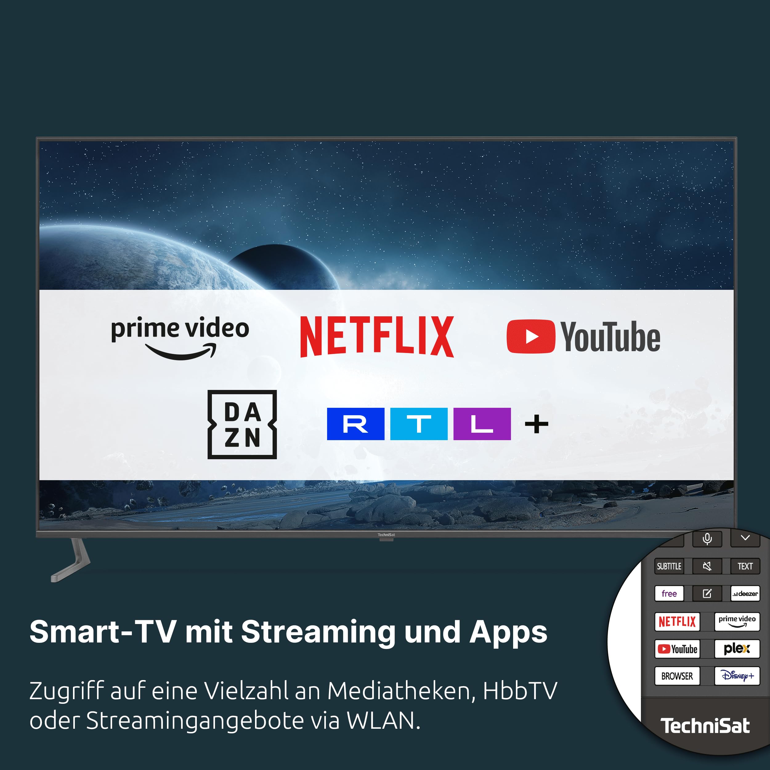 TechniSat TV 65 UHD -/164 cm 4K/UHD Smart Fernseher (Triple Tuner 65 Zoll – Bild 5