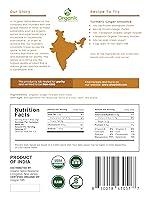 Vista 2 de Organic Ginger Powder 8 oz (226g) USDA Organics and Non-GMO Verified Project Approved Product of India 100% Raw and Natural Resealable Bag