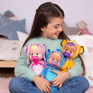 Cry Babies Tiny Cuddles Disney Stitch, Plush baby doll, Tiny Cuddles Inspired By Stitch from Disney, That Cry Real Tears, Toy for Kids Age 18 Months and Up